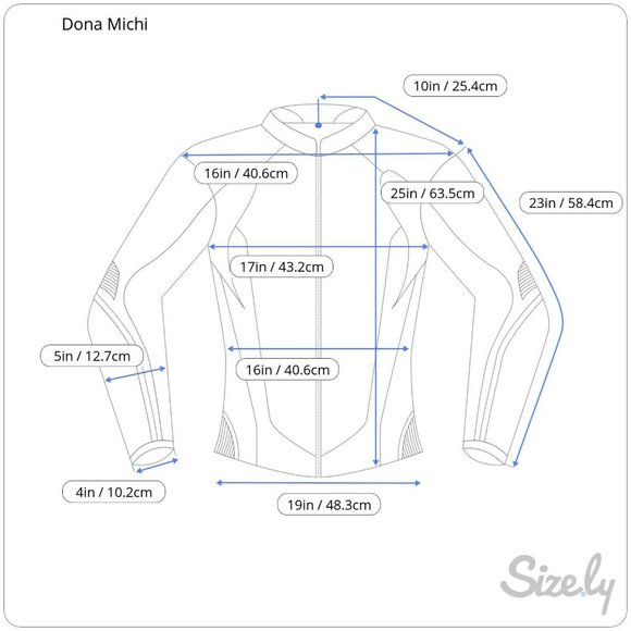 Dona Michi Black Leather Jacket Large Measurements - Picture 3 of 7